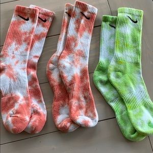 Nike tie dye socks